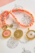 GUMDROP BEADED NECKLACE- CORAL - Necklaces - Sassanova