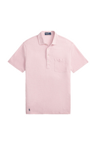 SHORT SLEEVE LINEN PIQUE POLO - Polos - Novaman