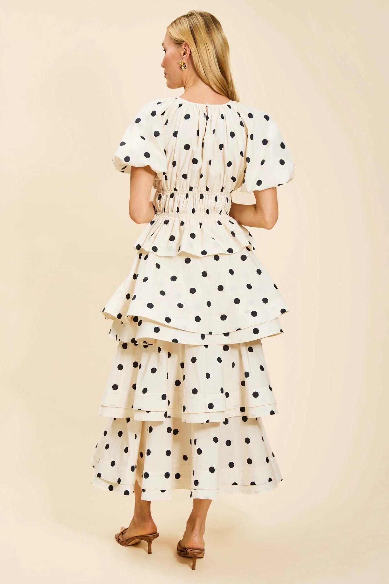 BREAKFAST SMOCKED TOP - Blouses - Sassanova