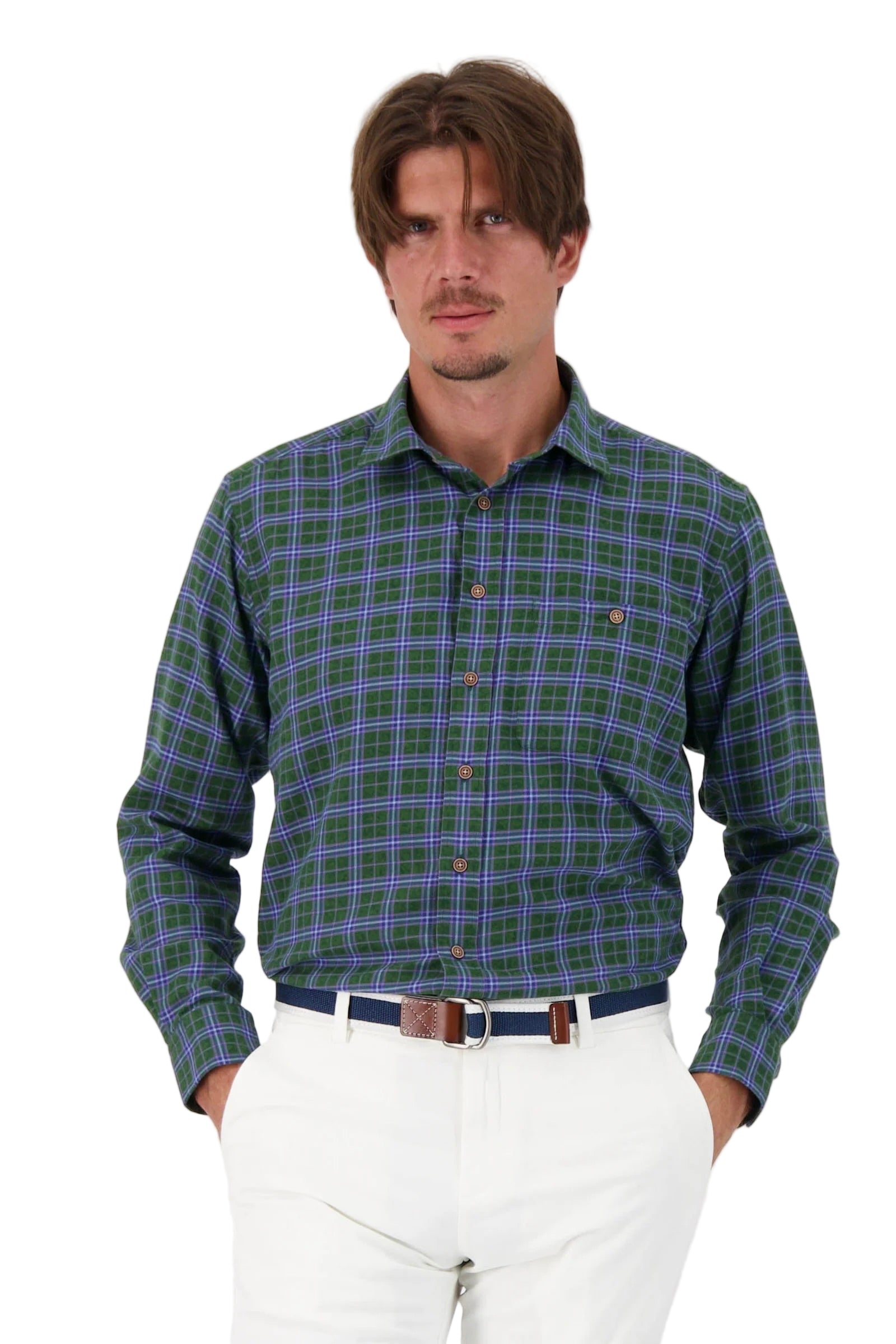 FERN BRUSHED TWILL SPORT SHIRT
novaman