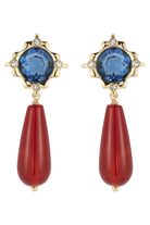 VIA EARRINGS- BLUE MULTI Sassanova