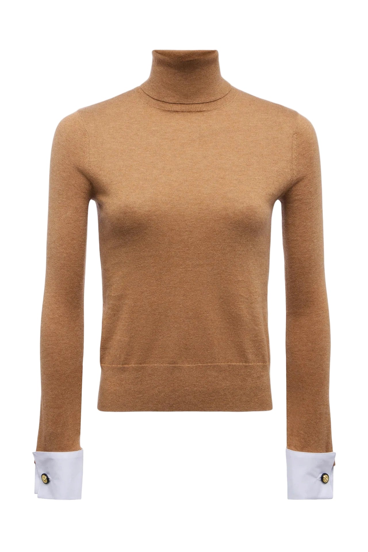 FLORA POPLIN CUFF SWEATER - Sweaters - Sassanova