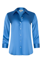 DANI 3/4 SLV SOLID BLOUSE - Blouses - Sassanova