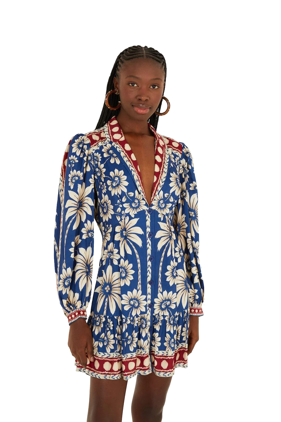 LUNA LS MINI DRESS - Dresses - Sassanova