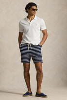 COTTON STRIPE PULL ON SHORT - Shorts - Novaman