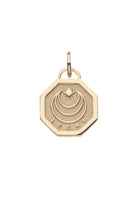 LUCKY PETITE EMBELLISHED COIN NECKLACE- SATELLITE CHAIN - Necklaces - Sassanova