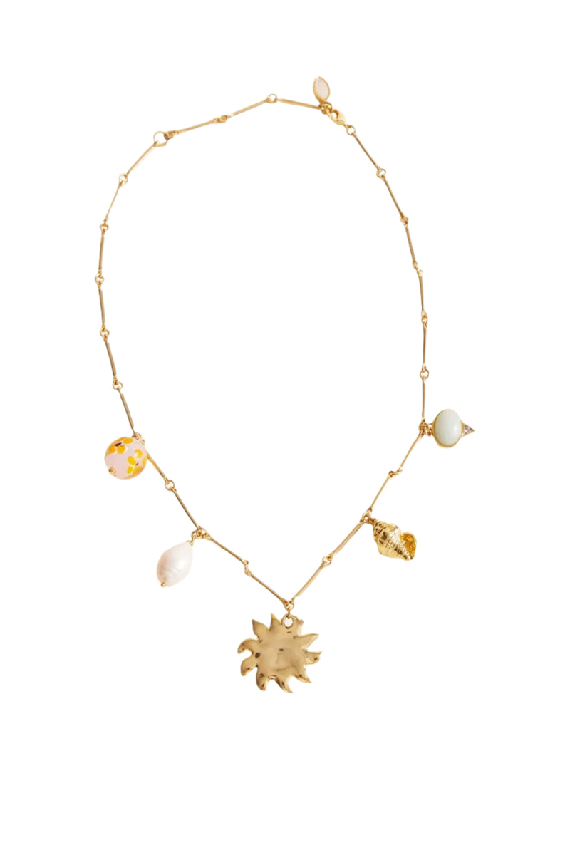 MERIDA CHARM NECKLACE- GLD MULTI – Sassanova / Nova Man