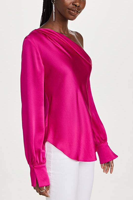 ALICE ONE SHLDR TOP - Blouses - Sassanova