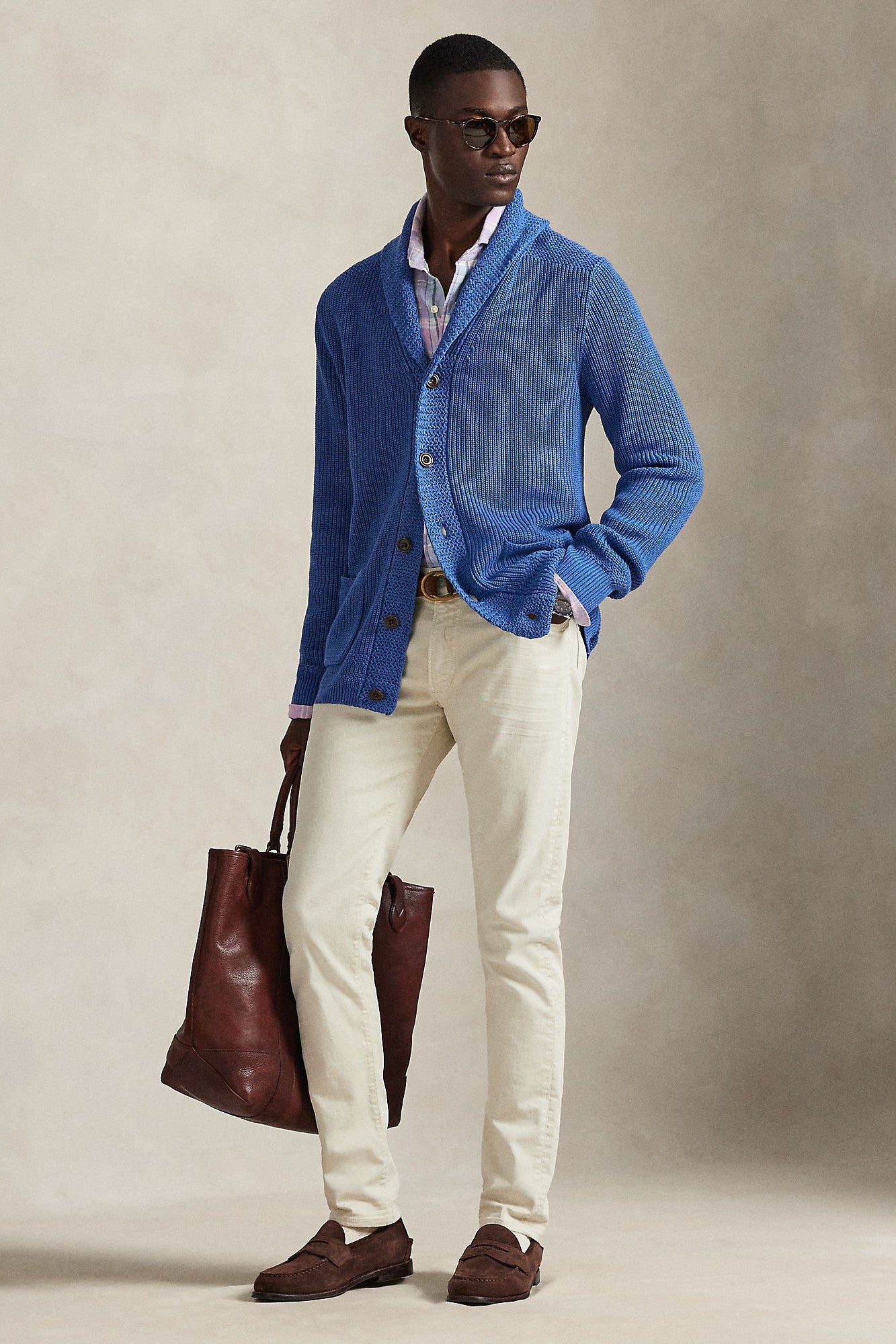 SHAWL CARDIGAN SWEATER - Sweaters - Novaman