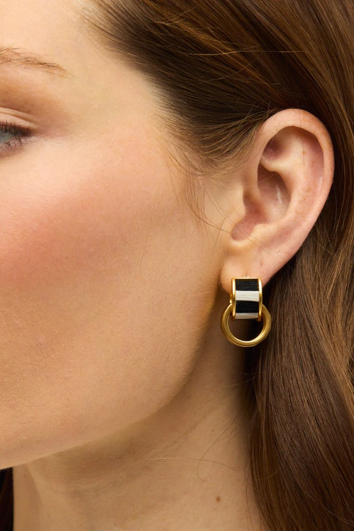 MELISSA DOUBLE HOOP EARRING - Earrings - Sassanova