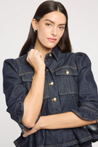 DENIM DELANIE JACKET - Jackets - Sassanova