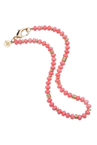 GUMDROP BEADED NECKLACE- CORAL - Necklaces - Sassanova