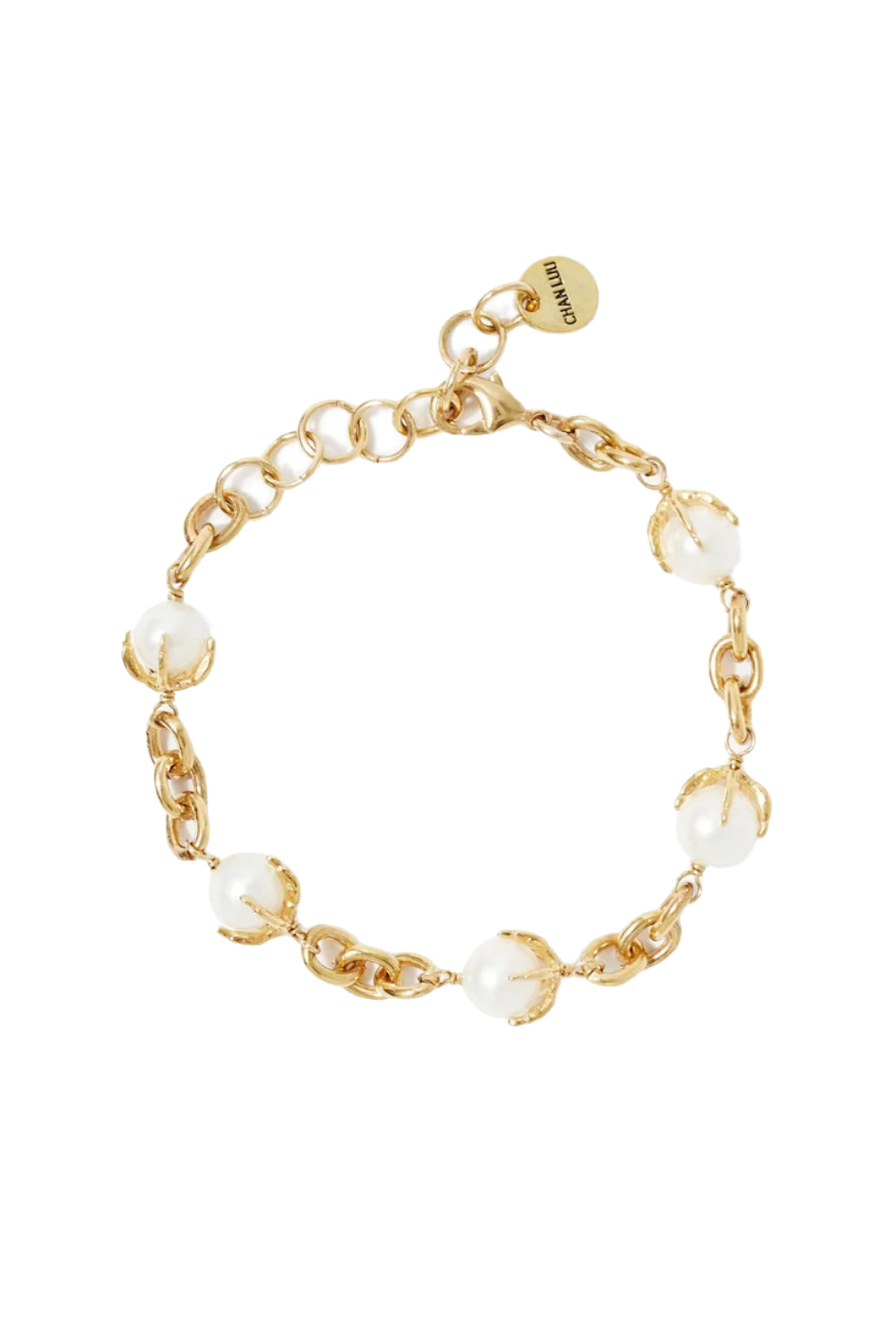 LARK CHAIN BRACELET- WHT PEARL
sassanova