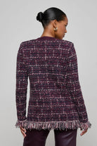 KASTORIA FRINGE TRIM CARDI-Sassanova