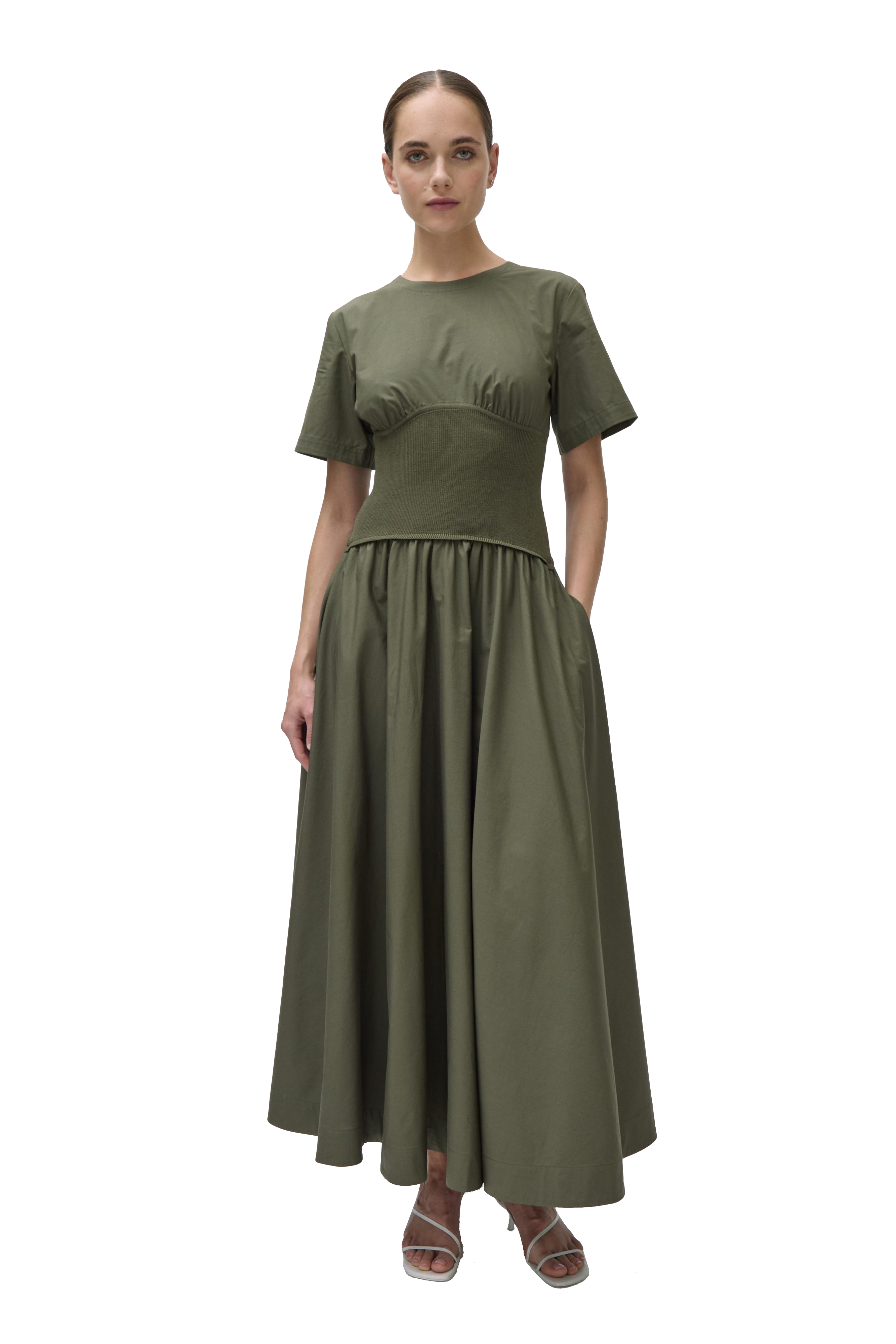 WRENNA S/S MIDI DRESS - Dresses - Sassanova