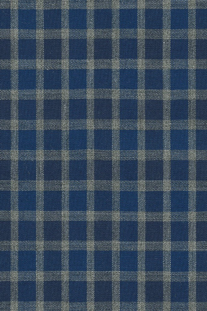 COTTON MELANGE CHECK SPORT SHIRT-novaman