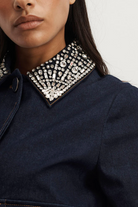 EMBELLISHED BARRINGTON JACKET-Sassanova