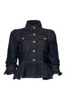DENIM DELANIE JACKET - Jackets - Sassanova
