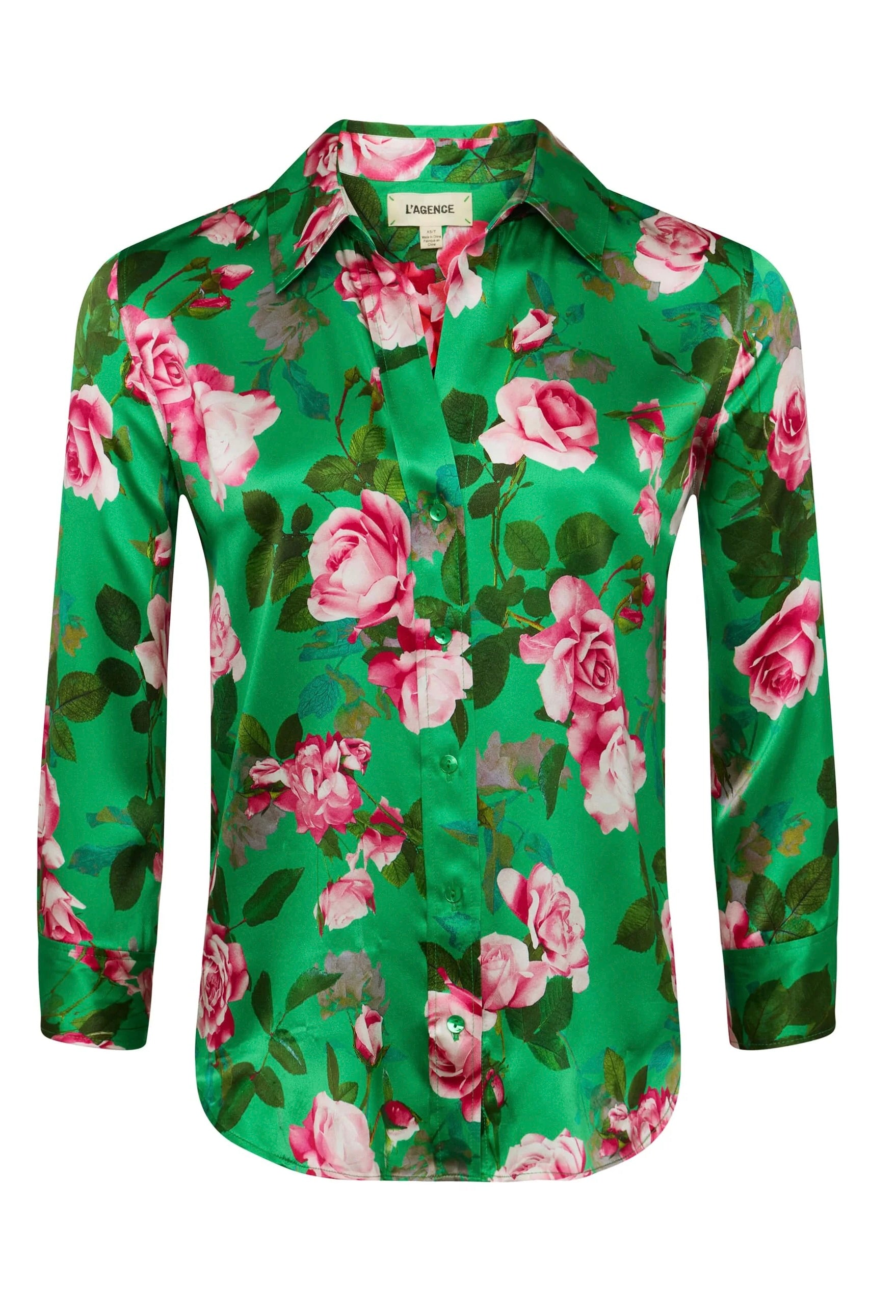 DANI 3/4 SLV BLOUSE (40126RRI) - Blouses - Sassanova