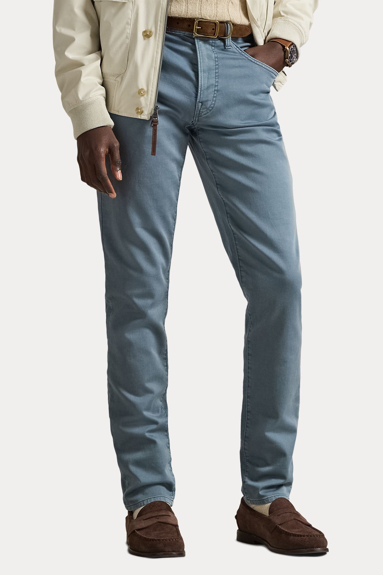 SULLIVAN SLIM KNIT 5 POCKET PANT - Pants - Novaman