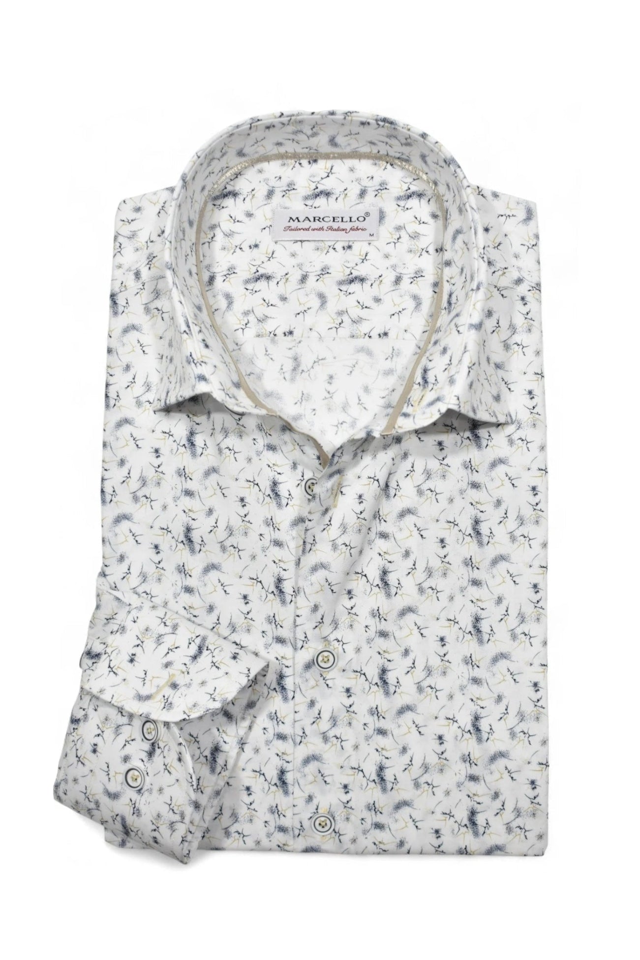 ABSTRACT DRESS SHIRT - Long Sleeved Shirts - Novaman