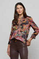 KENDRA H/R COATED CROP FLARE - Denim - Sassanova