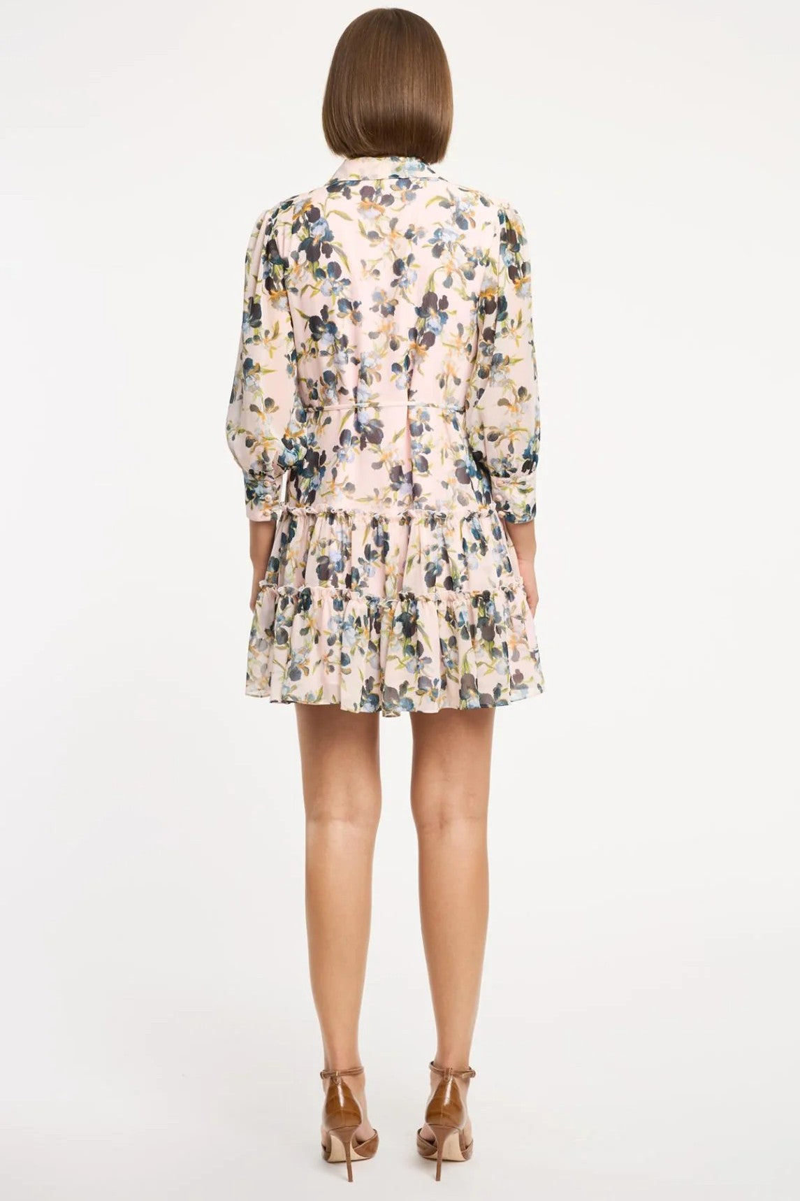 TRAILING IRIS RHYS DRESS - Dresses - Sassanova