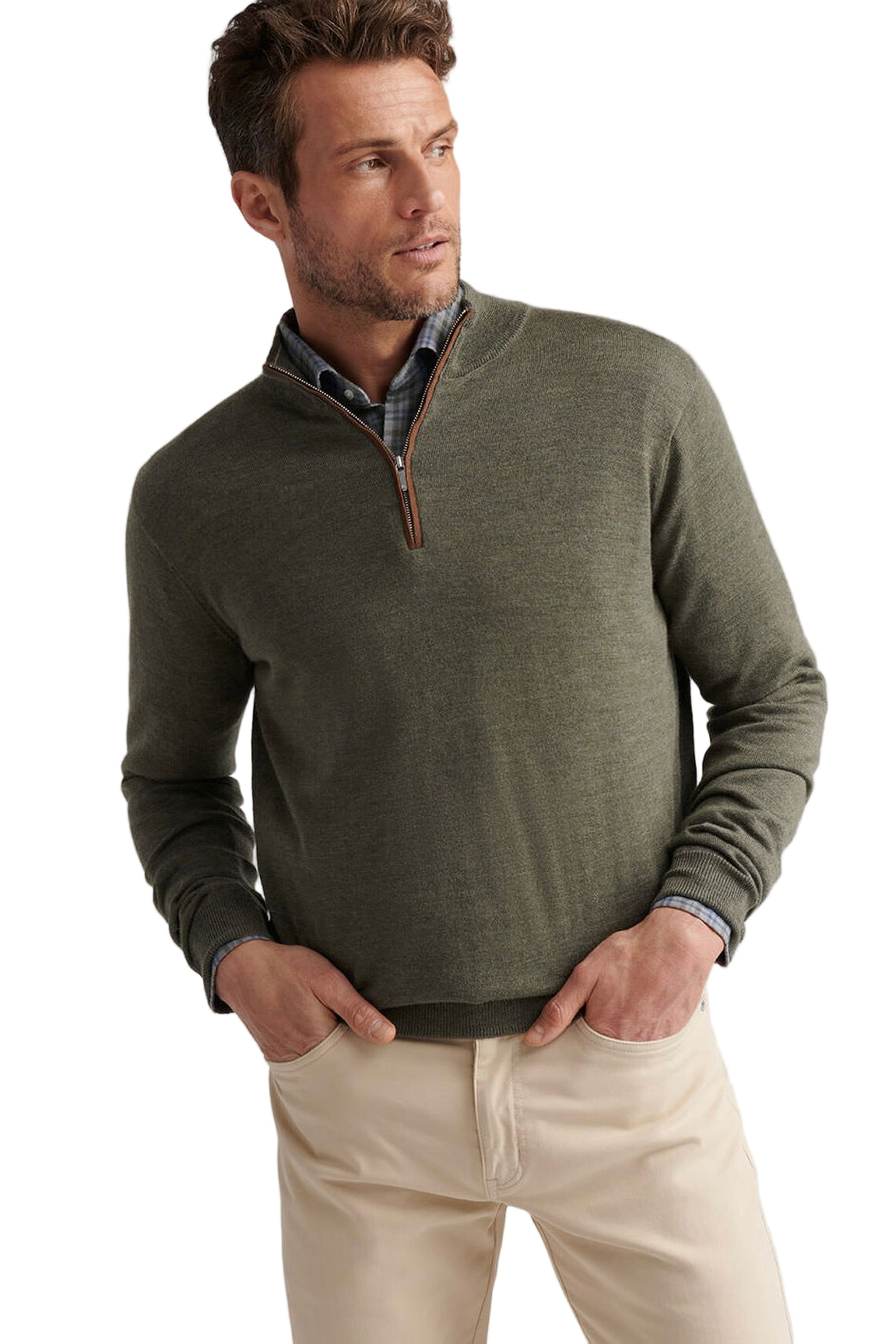 AUTUMN CREST SUEDE TRIM 1/4 ZIP
novaman