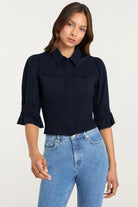 LYRIC TOP - Blouses - Sassanova