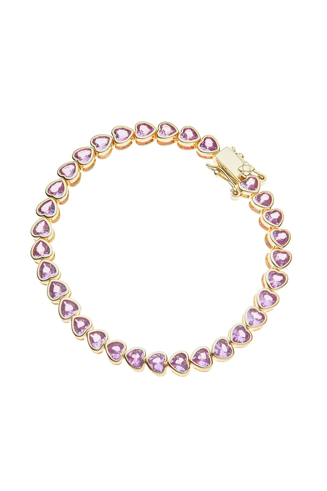 MADE FROM LOVE PINK TENNIS BRACELET-Sassanova 
