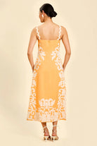 SAMMY EMBROIDERED MIDI DRESS - Dresses - Sassanova