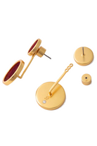 ISLA BEZEL EARRINGS - Sassanova