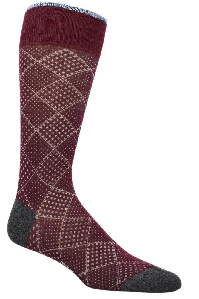 DIAMOND SOCKS MAROON  OS
novaman