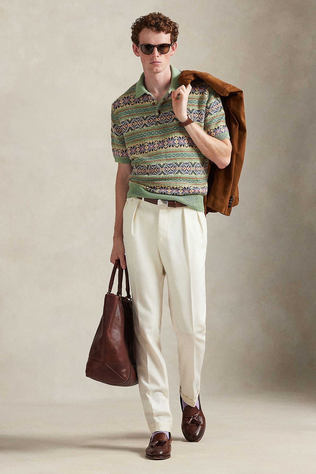 FAIRISLE POLO SWEATER - Polos - Novaman