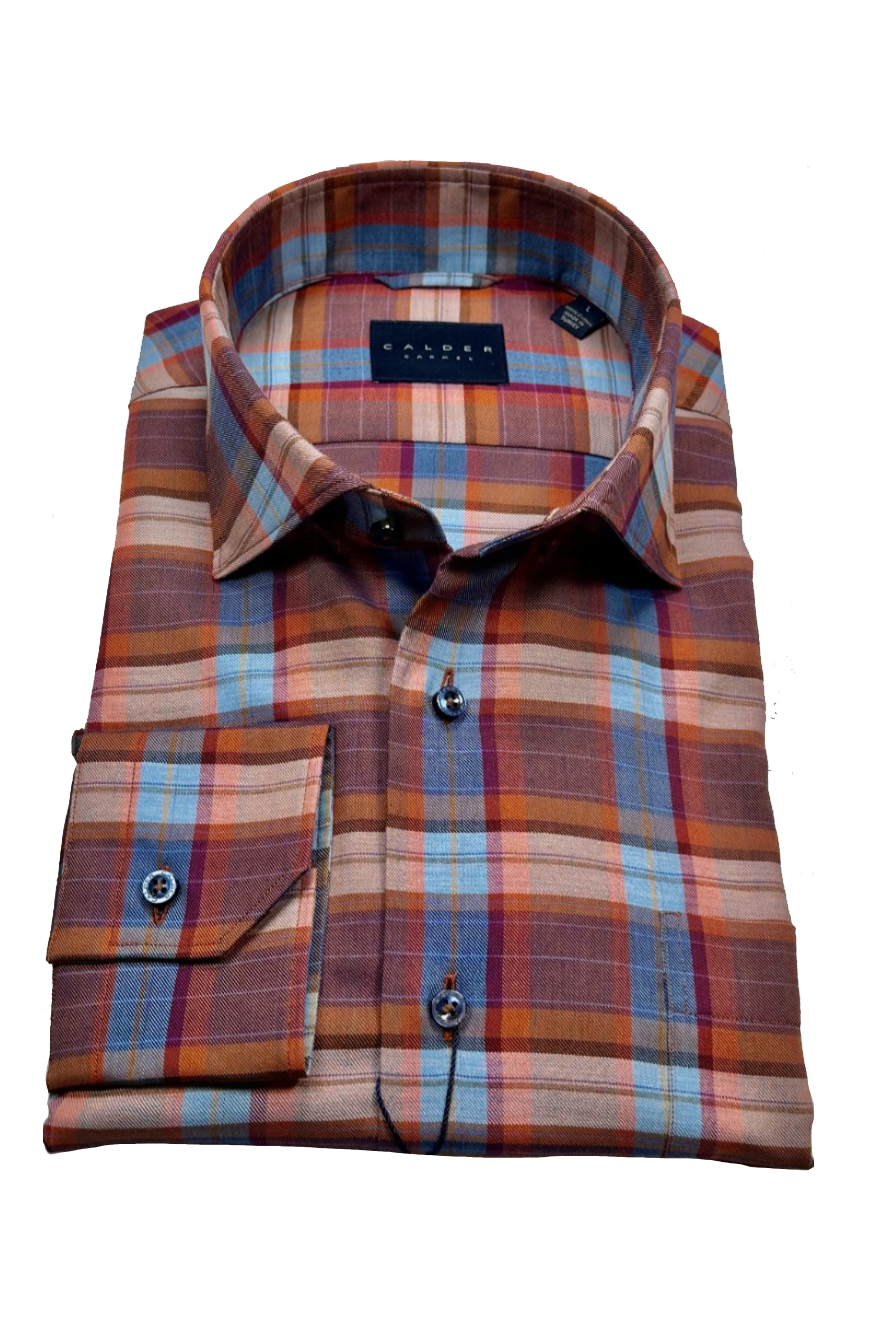 LUXE MELANGE TWILL SPORT SHIRT - Novaman