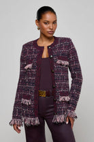 KASTORIA FRINGE TRIM CARDI-Sassanova