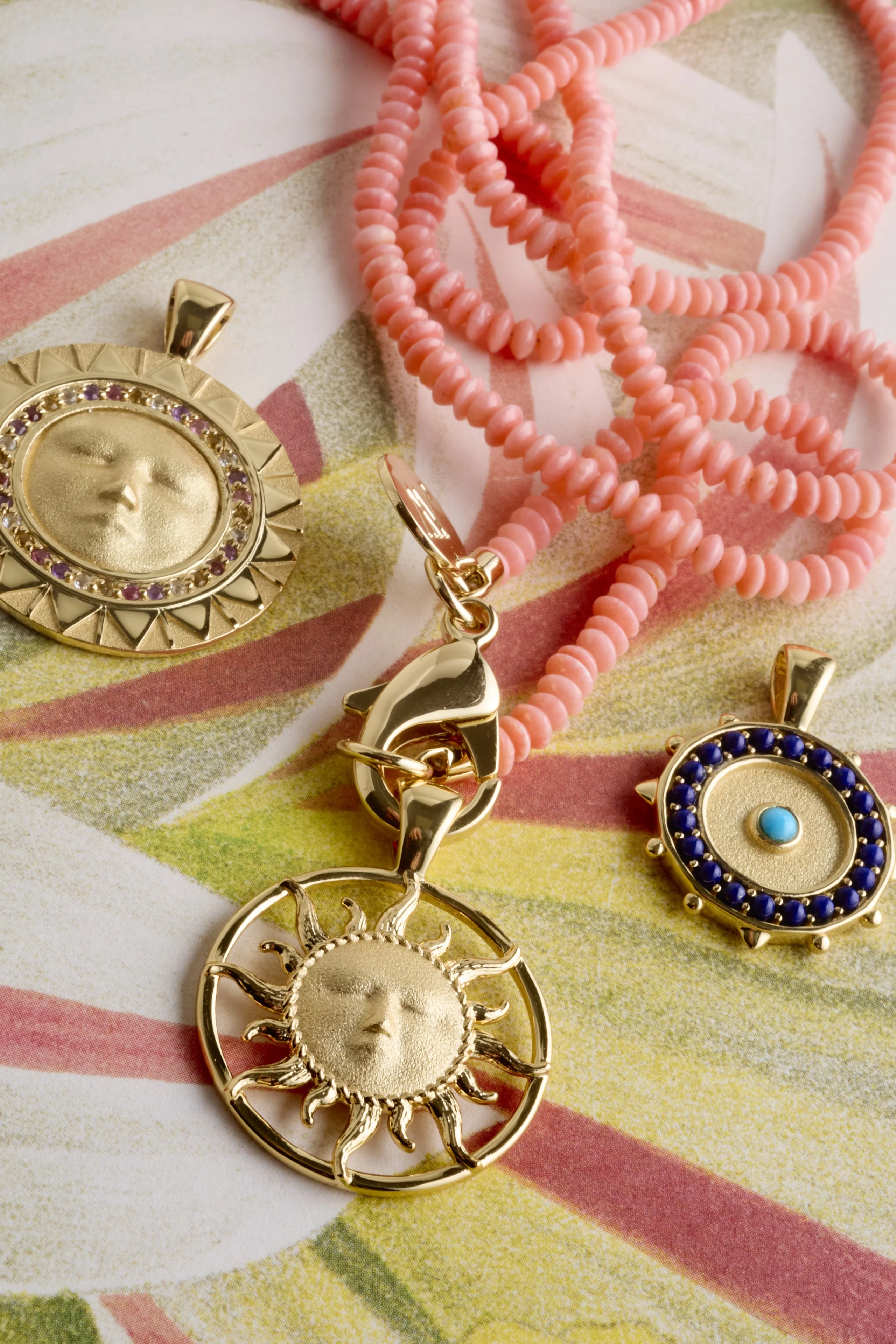 STRONG SUN RAYS CUTOUT NECKLACE- GRANDE ROLO CHAIN - Necklaces - Sassanova