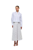 KACEY COTTON LACE SHIRT - Blouses - Sassanova