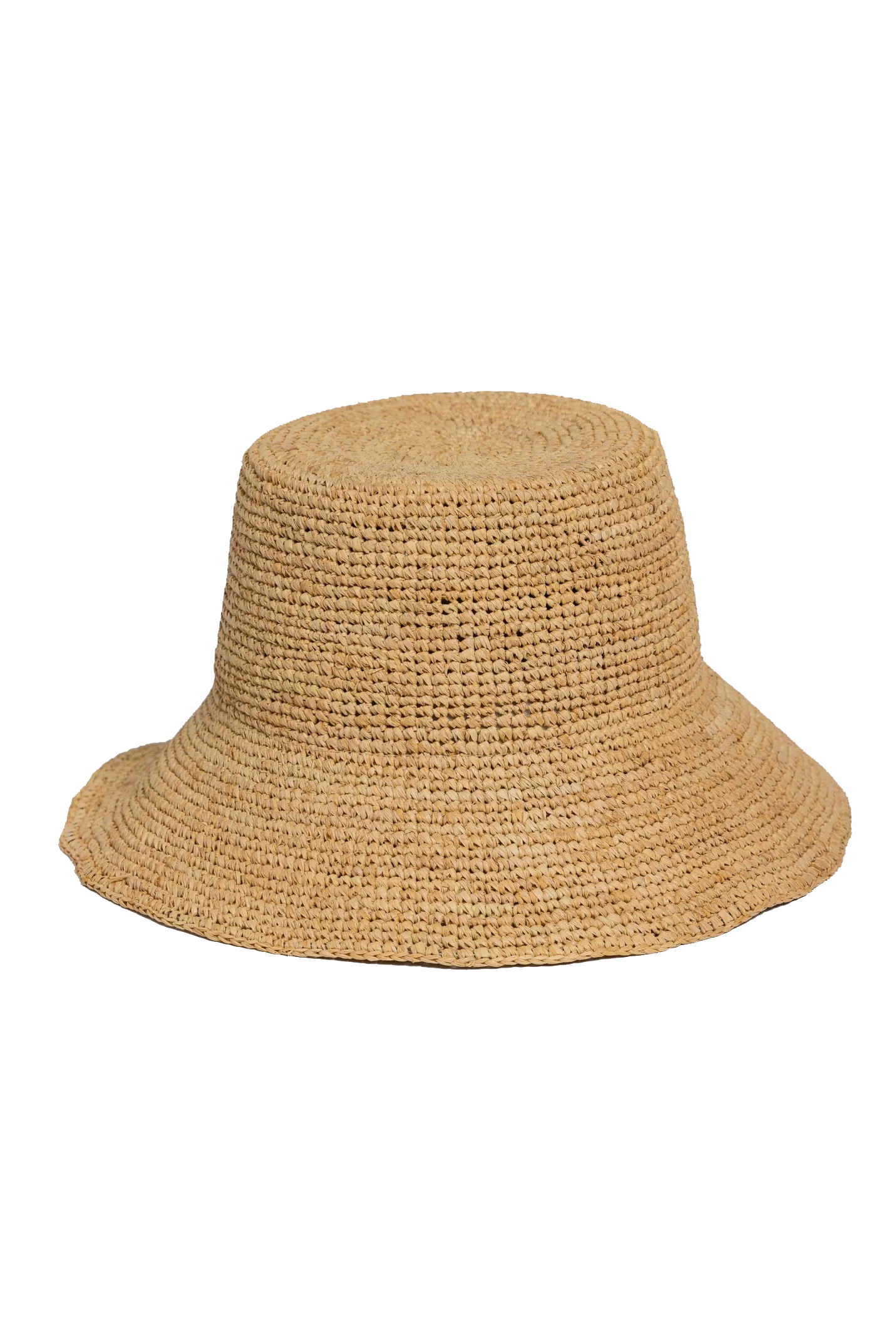 CHIC CROCHET BUCKET HAT- NATURAL - Hats - Sassanova