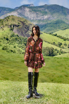 CHENILLE FLOWERS MINI DRESS
sassanova