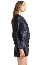 VEGAN LEATHER BROOKE JACKET - sassanova