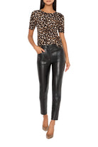 LEOPARD PRINT SS TOP-Sassanova