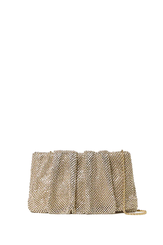 SERENA GATHERED CLUTCH - Handbags - Sassanova