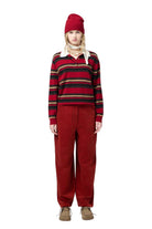 cropped stripe sweater-sassanova