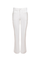 CROPPED NICOLE PANT - Pants - Sassanova