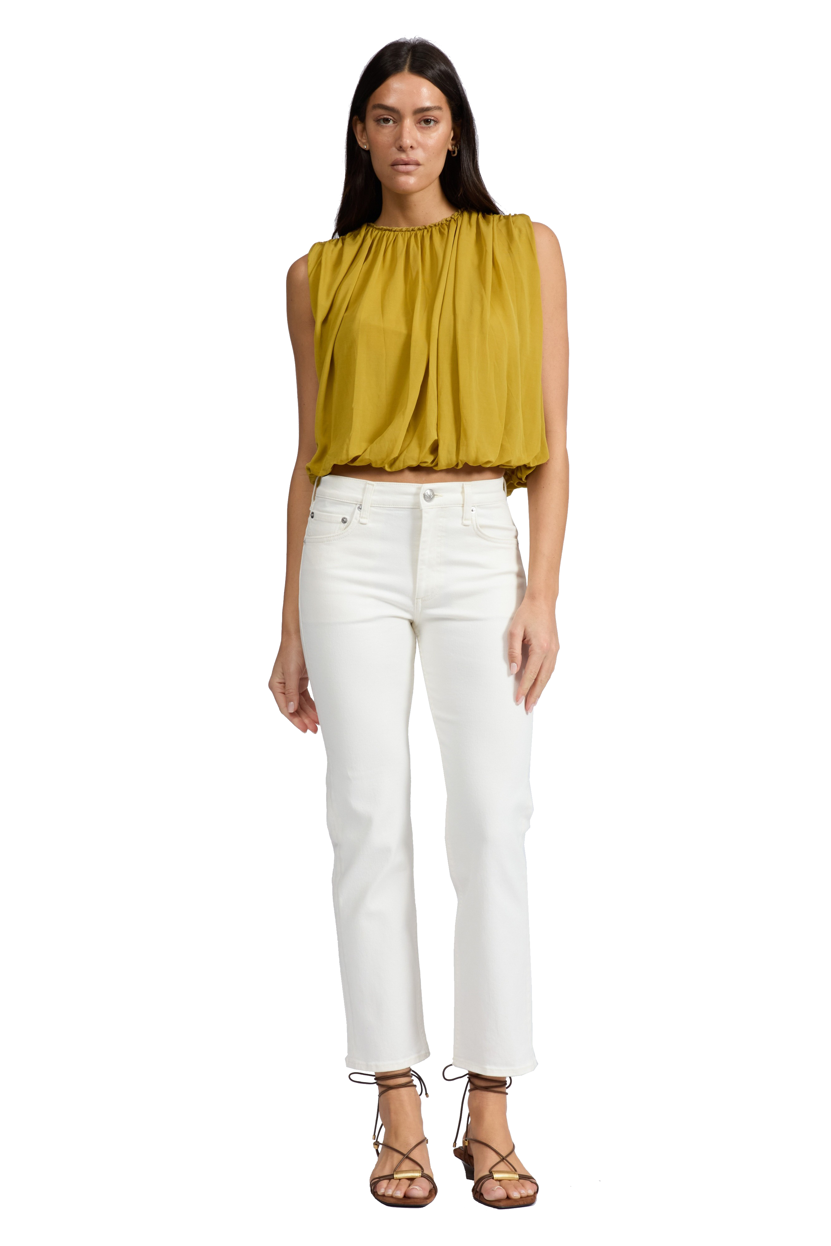 HARLOW ANKLE STRAIGHT JEAN - Jeans - Sassanova