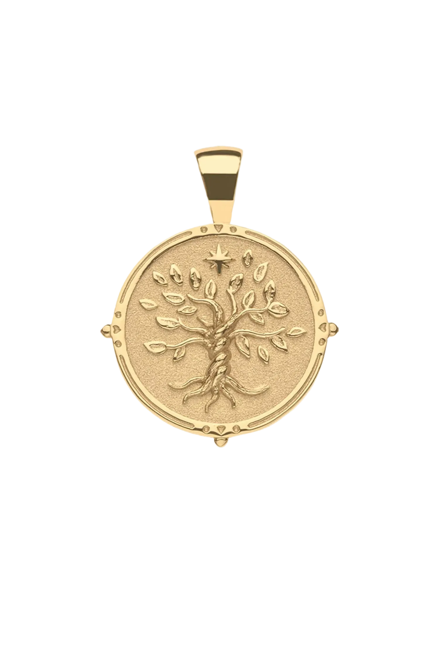 FAITH SMALL PENDANT NECKLACE- CLASSIC ROLO CHAIN Sasasanova