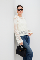 LIV CROCHET SWEATER - Sweaters - Sassanova
