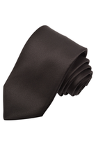 SILK SOLID TIE BLACK Sassanova NovaMan