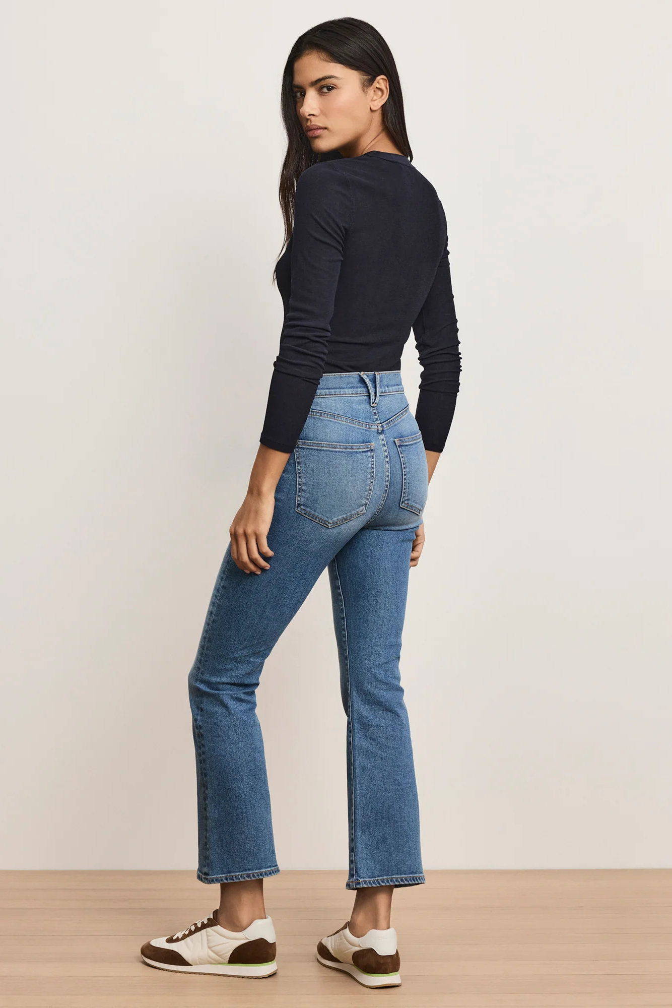 CARSON HIGH RISE ANKLE FLARE JEAN - Jeans - Sassanova